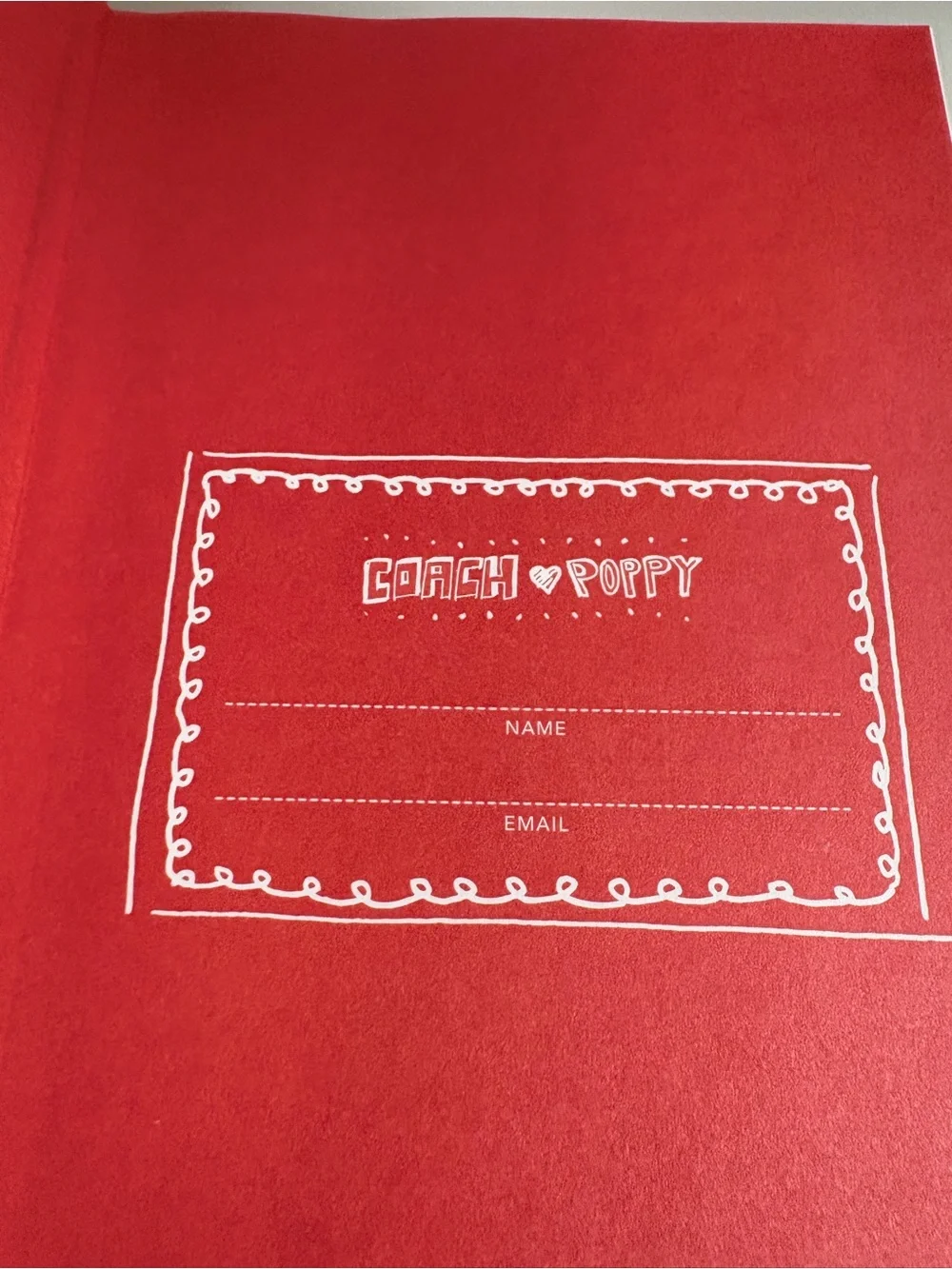Coach Multicolor Pop Art Poppy Notebook/Journal - LNC